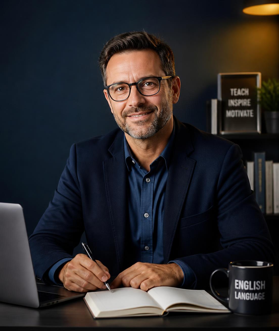 Professor André Penelas, especialista em Business English